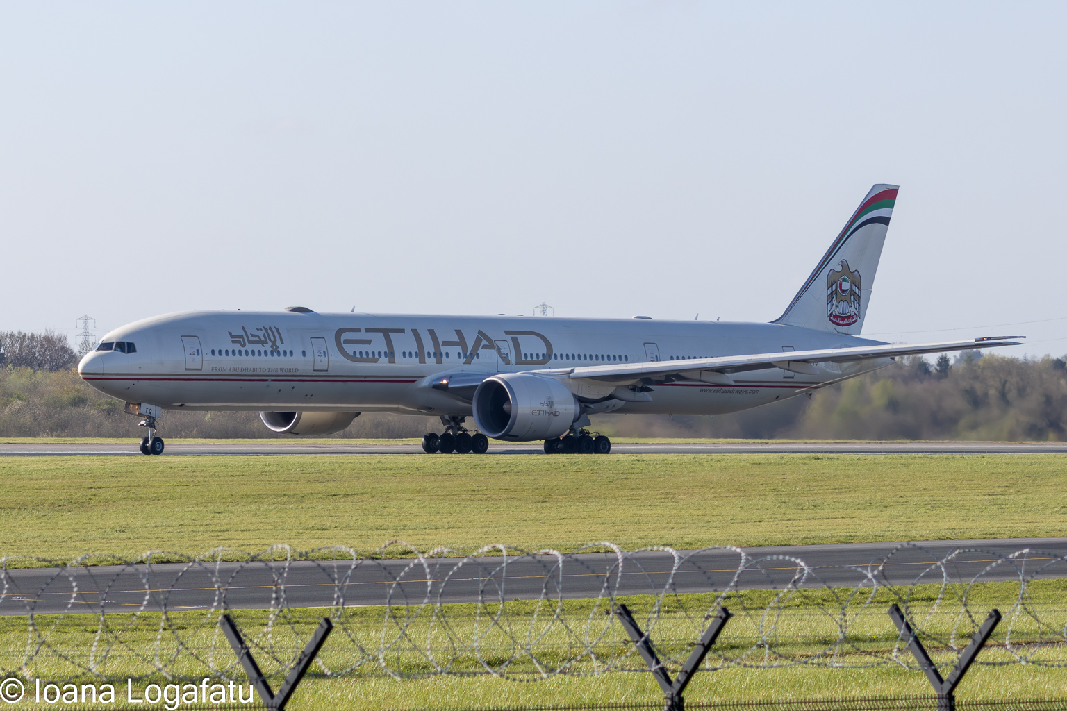 Planes soaring over the spring runway